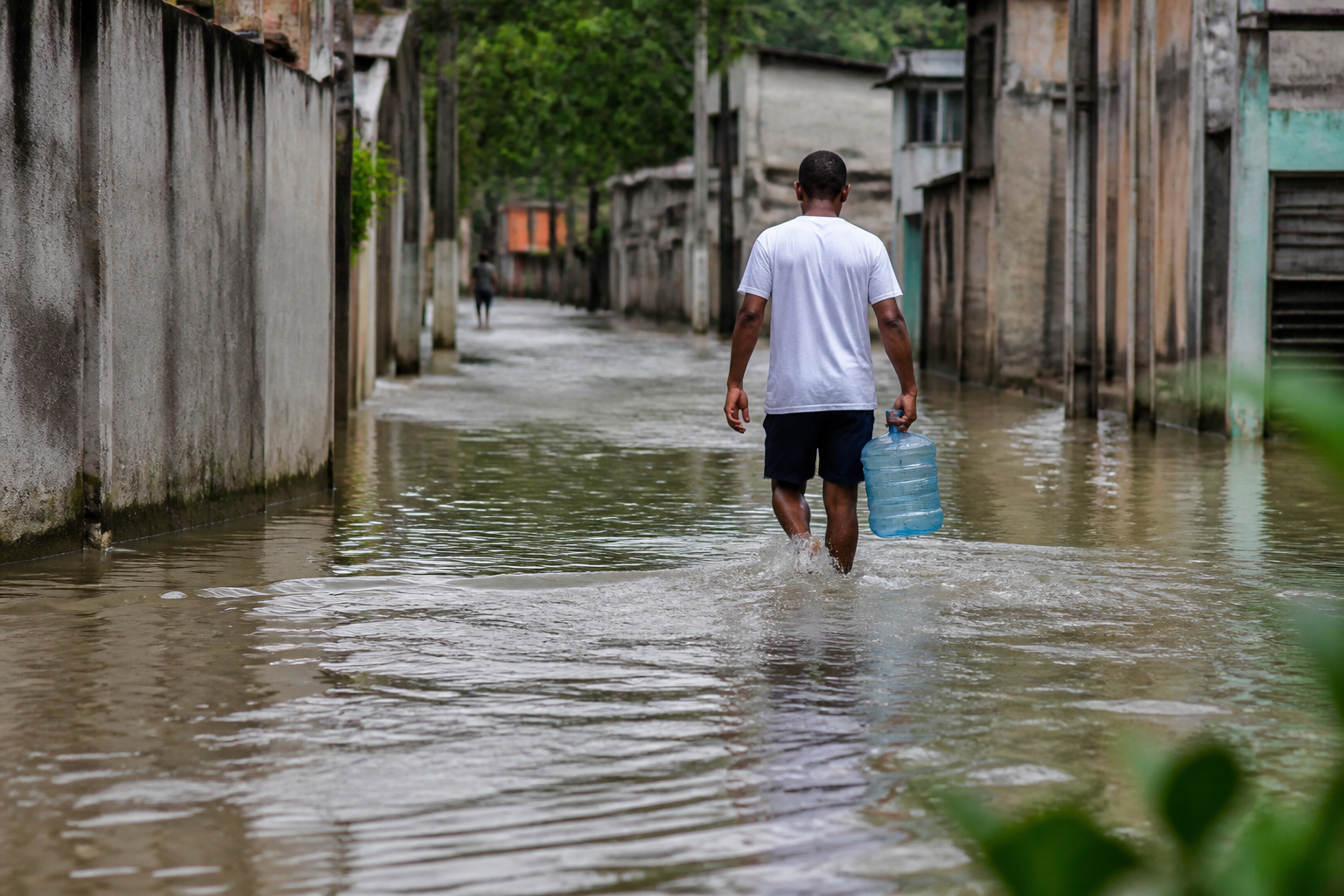 Imagem ilustrativa: Alagamento no Barreiro causa prejuízos e deixa moradores sem água potável
