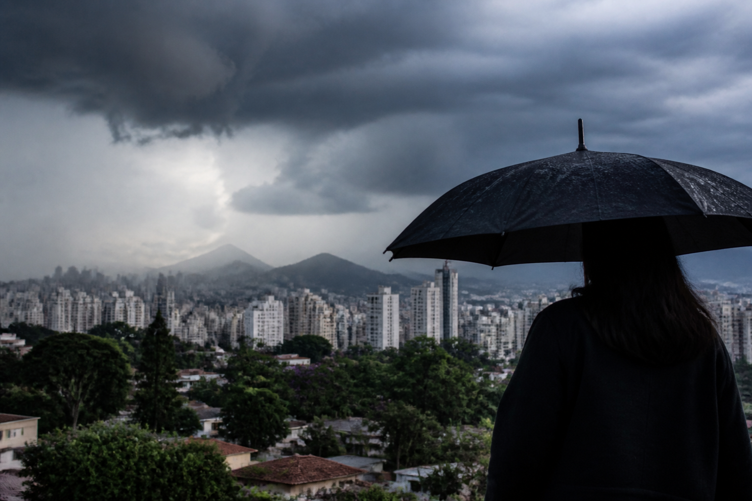 Imagem ilustrativa: Alerta amarelo para chuva forte e ventos intensos em Belo Horizonte e região