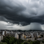 Imagem ilustrativa: Alerta amarelo para tempestades com granizo e ventos fortes em Belo Horizonte e regiões próximas