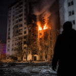 Imagem ilustrativa: Ataque com mísseis e drones russos deixa 18 feridos em kiev durante a madrugada