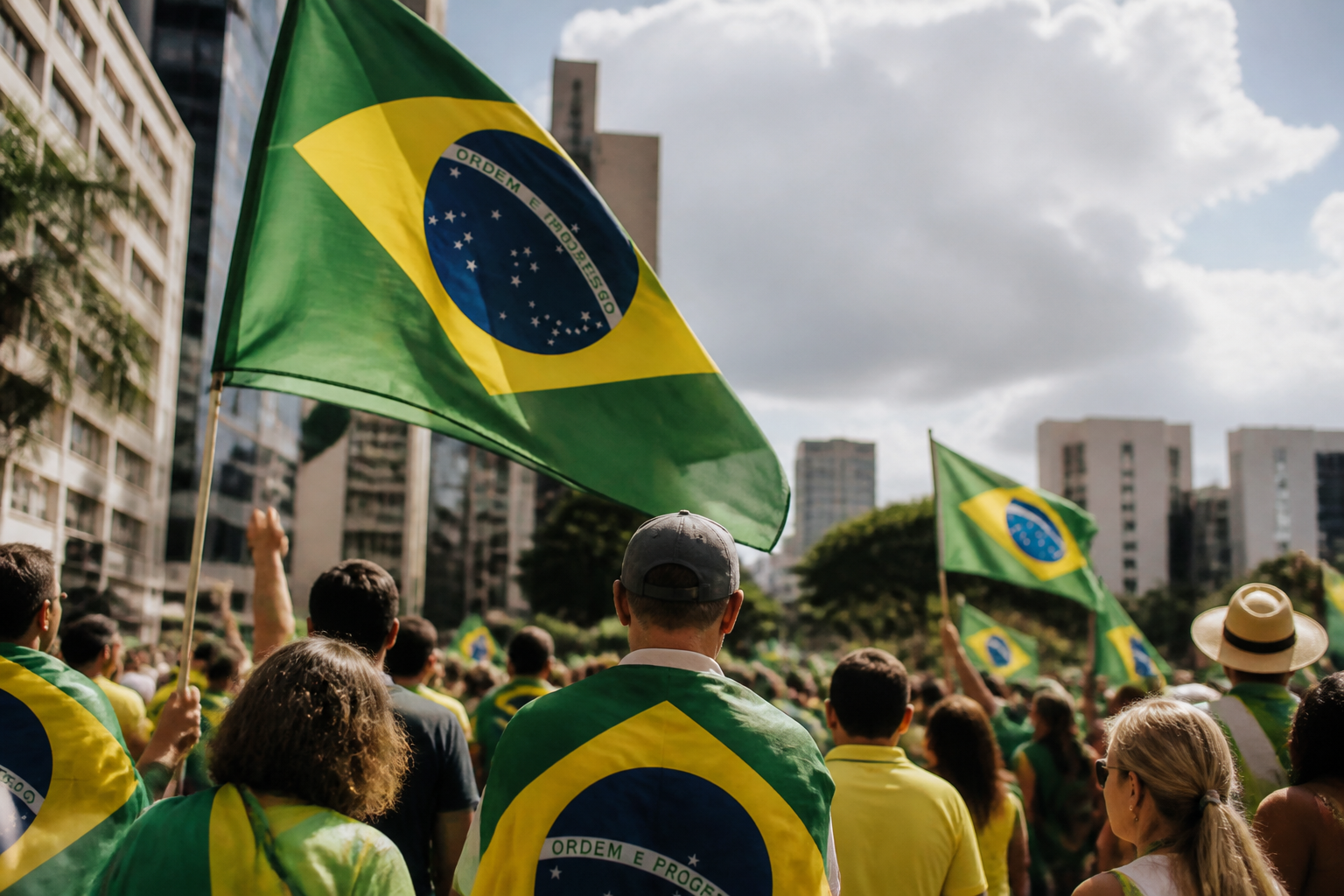 Imagem ilustrativa: Ato fora lula em belo horizonte reúne manifestantes sob alerta meteorológico rigoroso