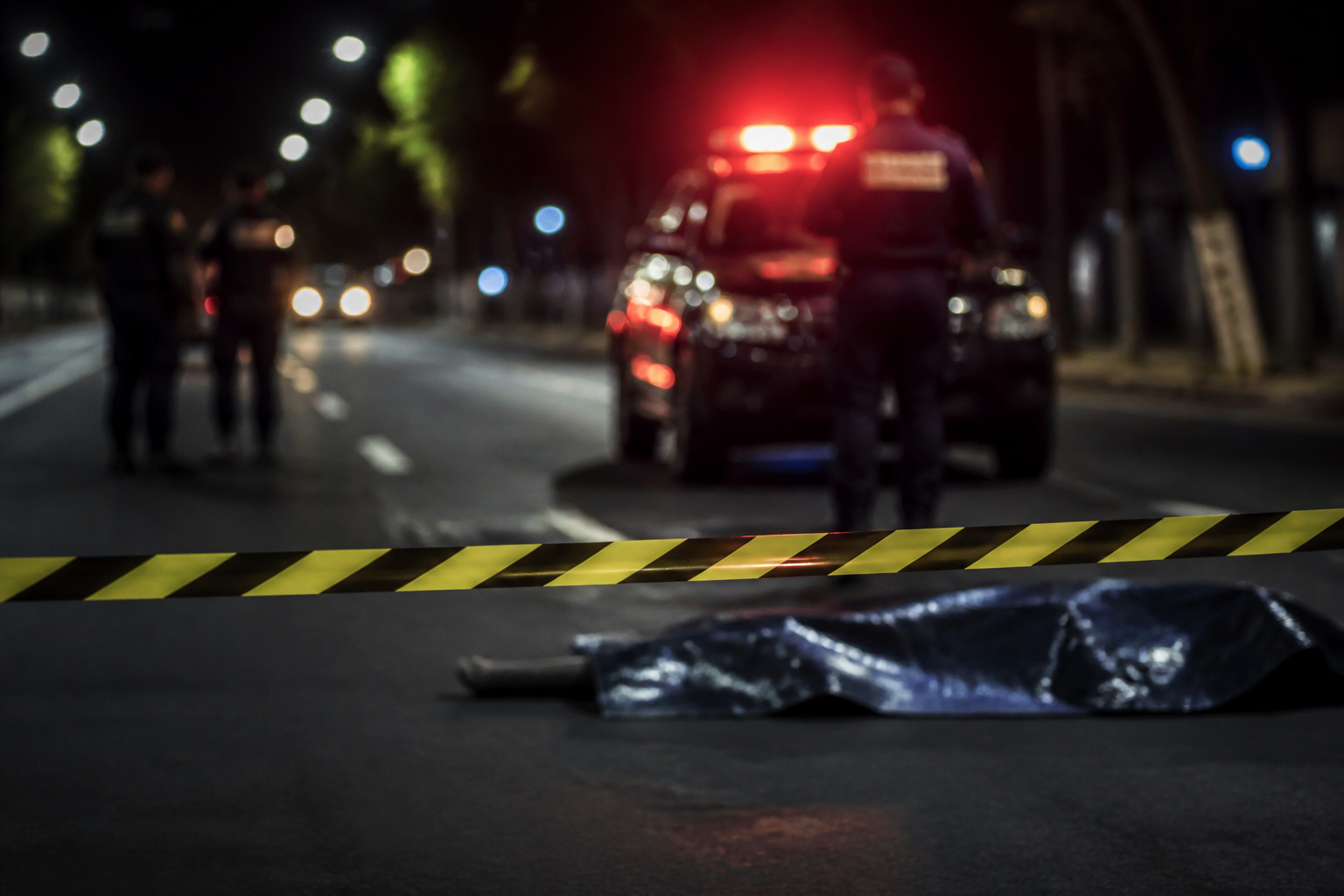 Imagem ilustrativa: Atropelamento fatal durante fuga de criminosos na zona sudoeste do rio de janeiro
