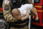 Imagem ilustrativa: Bebê engasgado com leite materno é salvo por sargento da PM em betim