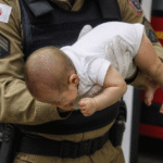 Imagem ilustrativa: Bebê engasgado com leite materno é salvo por sargento da PM em betim