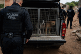Imagem ilustrativa: Briga por herança em minas gerais resulta na morte de cachorros e mobiliza polícia
