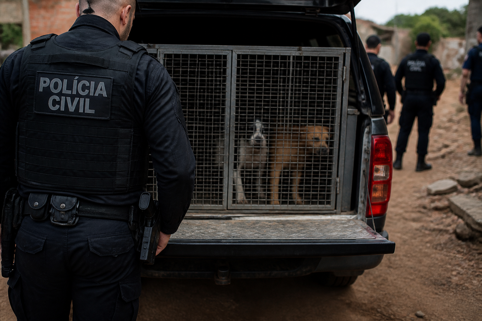 Imagem ilustrativa: Briga por herança em minas gerais resulta na morte de cachorros e mobiliza polícia