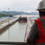 Imagem ilustrativa: Canal do Panamá anuncia novas restrições ao trânsito de navios por efeitos do El Niño