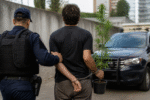 Imagem ilustrativa: Candidato é detido ao levar pé de maconha ao centro de belo horizonte e enfrenta a polícia