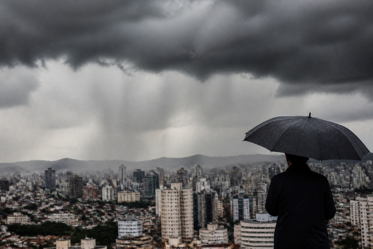 Imagem ilustrativa: Chuva forte vendaval e granizo moradores de bh enfrentam três alertas consecutivos