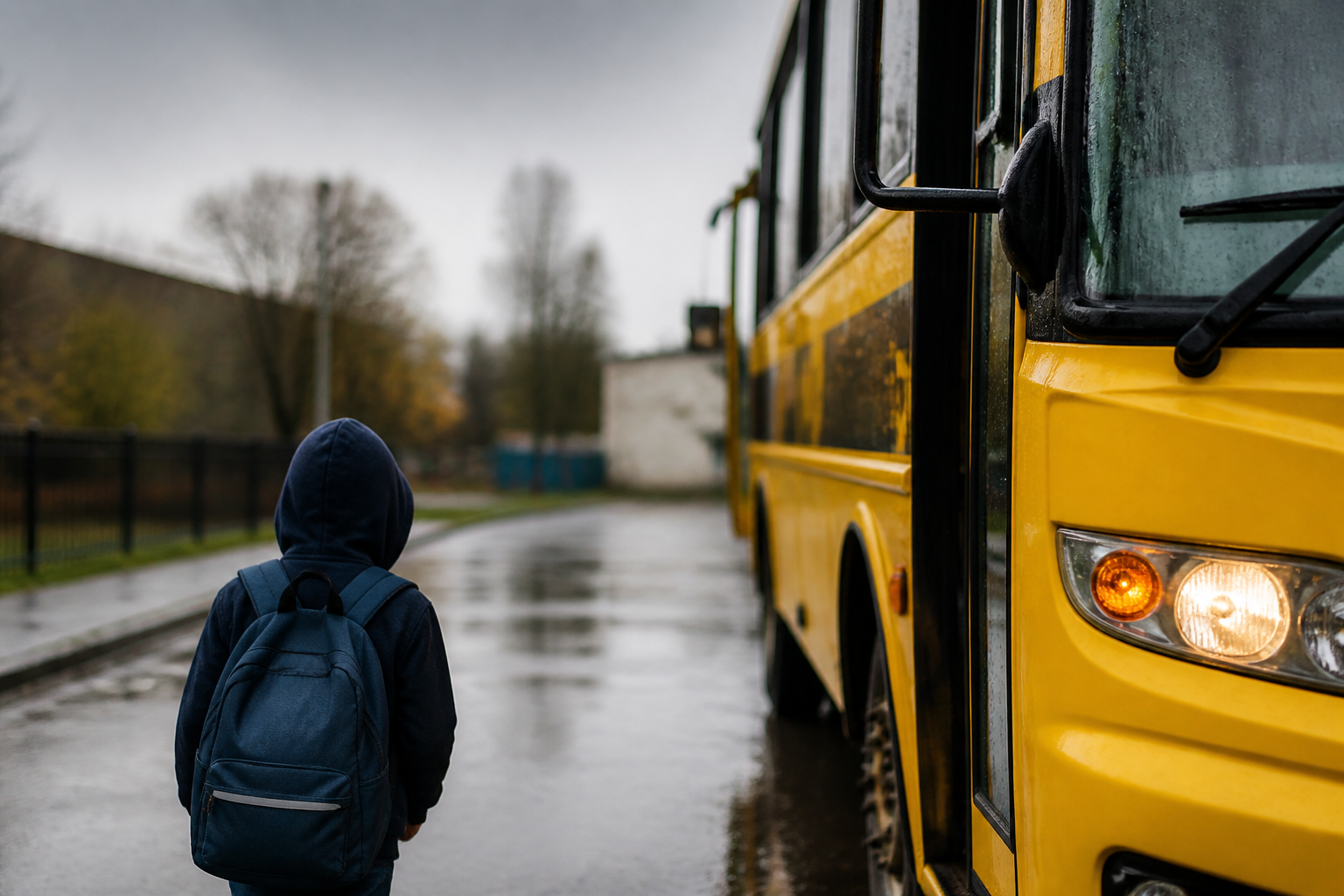 Chuvas intensas e obras complicam transporte escolar e deixa