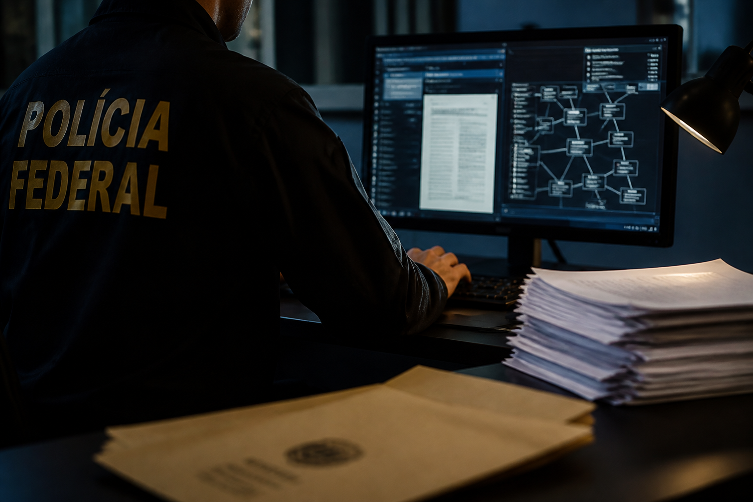 Imagem ilustrativa: Como a polícia federal descobriu fraude no banco master usando metadados de PDFs