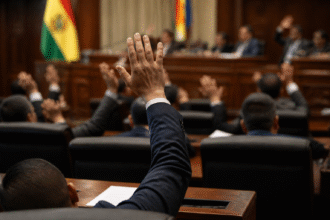 Imagem ilustrativa: Congresso da Bolívia aprova crédito de US 19 bilhão com FMI e anuncia fim de subsídios aos combustíveis