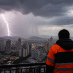 Imagem ilustrativa: Defesa civil emite alerta para chuva com raios e ventos em Belo Horizonte