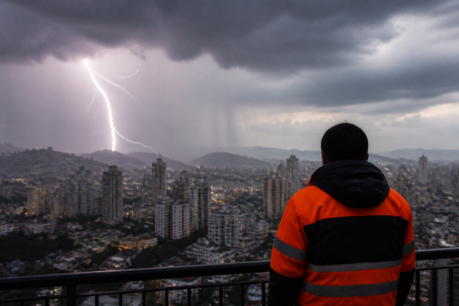 Imagem ilustrativa: Defesa civil emite alerta para chuva com raios e ventos em Belo Horizonte