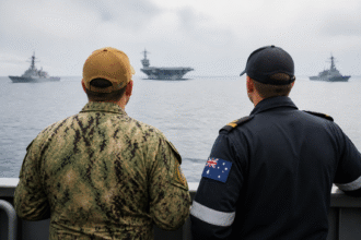 Imagem ilustrativa: Estados Unidos e Austrália anunciam reforço da presença militar e cooperação estratégica