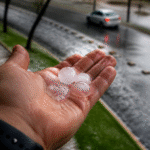 Imagem ilustrativa: Granizo surpreende Belo Horizonte durante forte temporal neste domingo