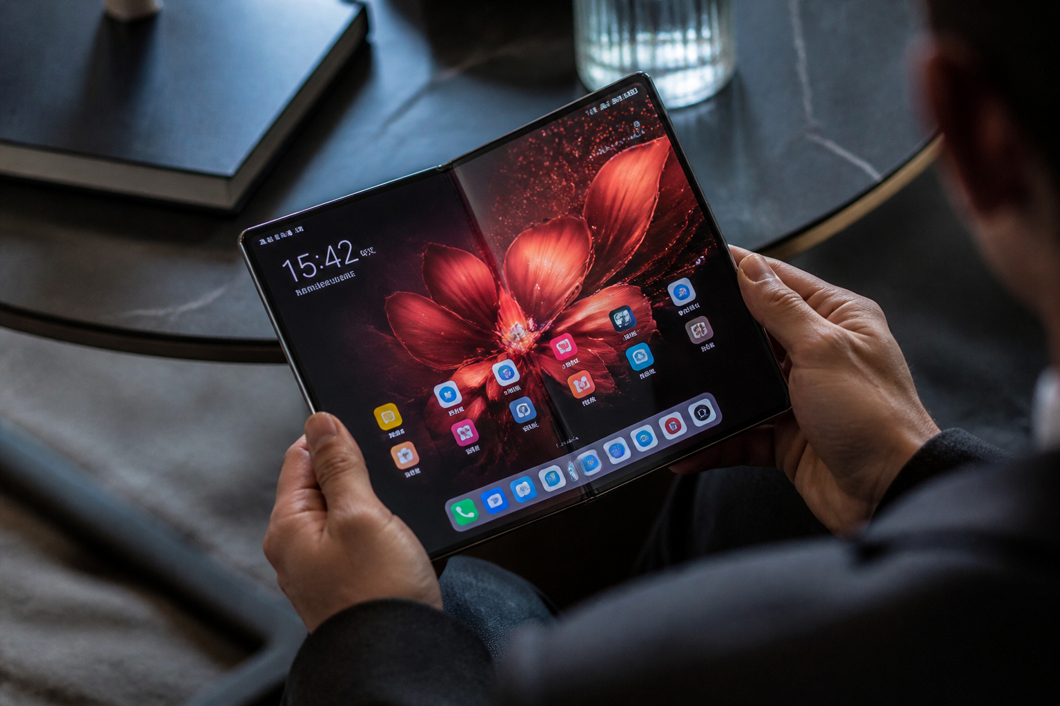 Imagem ilustrativa: Huawei Mate XT2 chega para desafiar Apple com celular dobrável que vira tablet