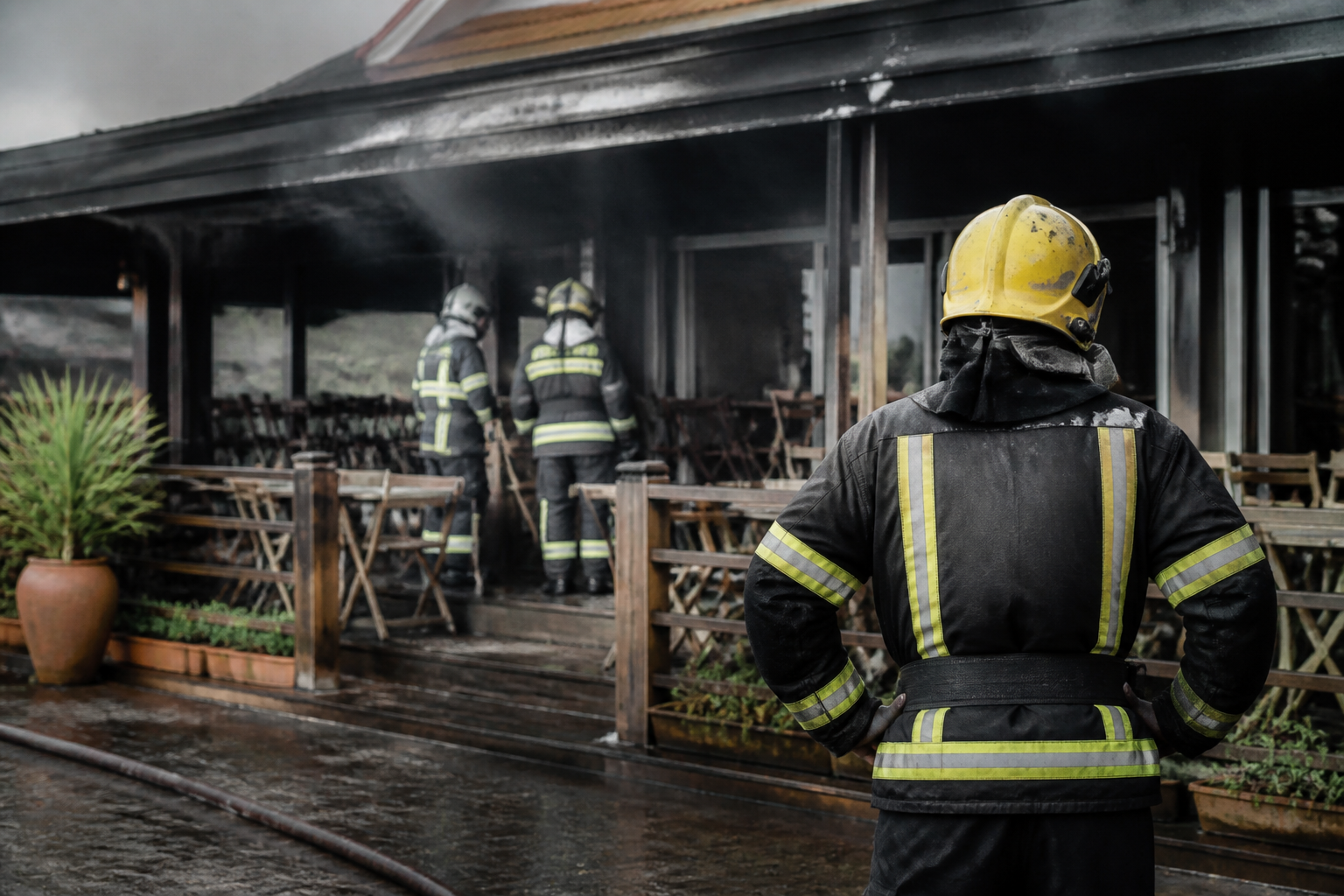 Imagem ilustrativa: Incêndio atinge restaurante na pampulha e clientes deixam local em segurança