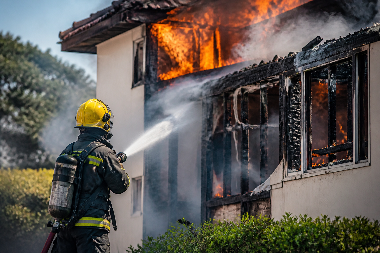 Imagem ilustrativa: Incêndio consome residência em bairro da região norte de belo horizonte