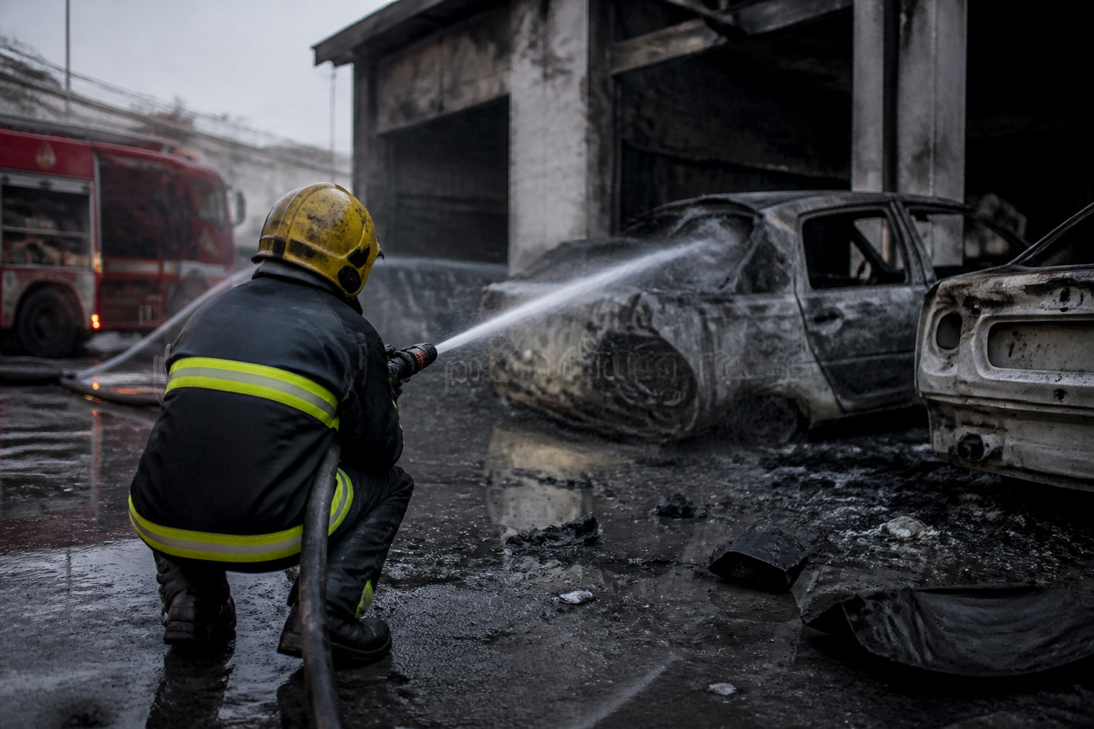 Imagem ilustrativa: Incêndio em garagem de Montes Claros danifica veículos e alerta para riscos em áreas urbanas
