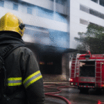 Imagem ilustrativa: Incêndio no auditório do Hospital Sarah Kubitschek mobiliza bombeiros em Belo Horizonte