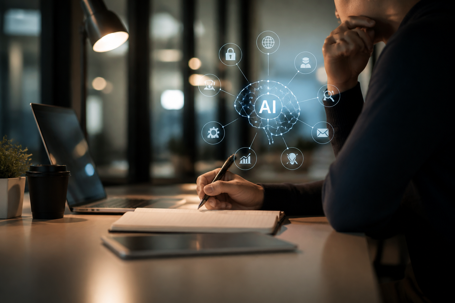Imagem ilustrativa: Inteligência artificial e a evolução do pensar humano risco ou oportunidade