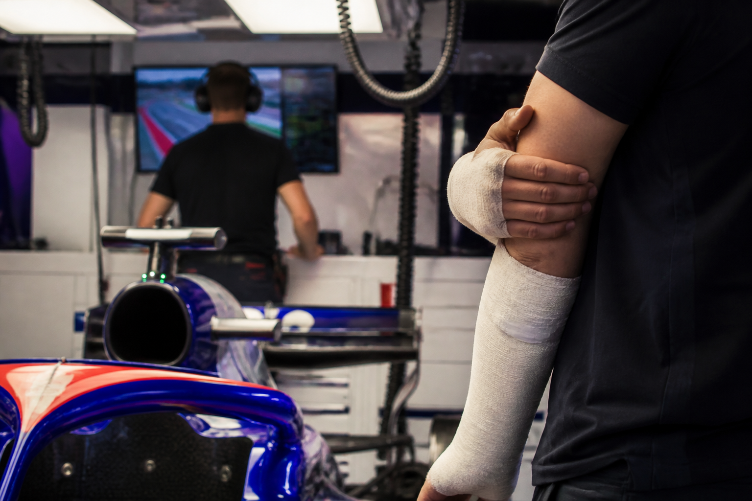 Imagem ilustrativa: Isack Hadjar está fora do GP da Espanha de Fórmula 1 por lesão no punho