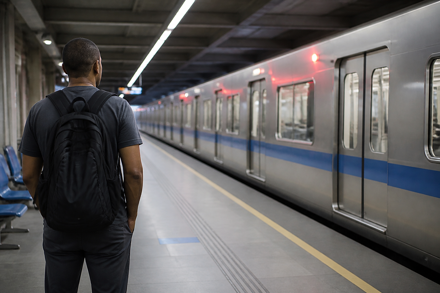 Imagem ilustrativa: Metrô de Belo Horizonte terá intervalos maiores entre trens na próxima semana