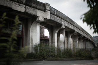 Imagem ilustrativa: Monotrilho de belo horizonte da inovação ao abandono e provável demolição