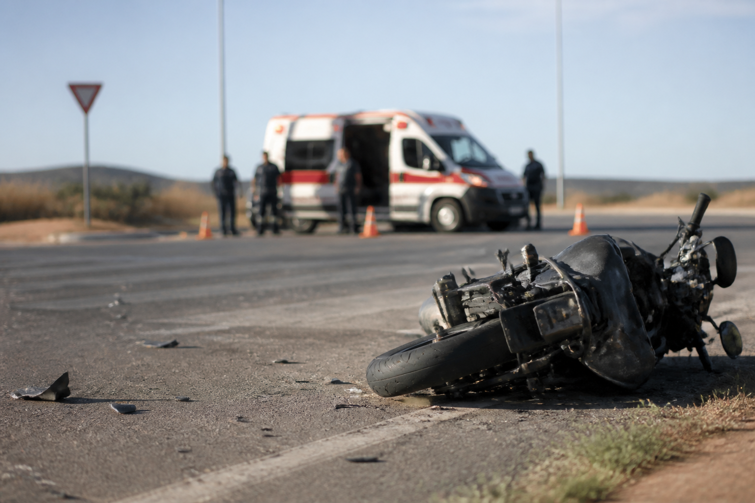 Imagem ilustrativa: Motociclista morre após perder controle da moto em trevo de Porteirinha