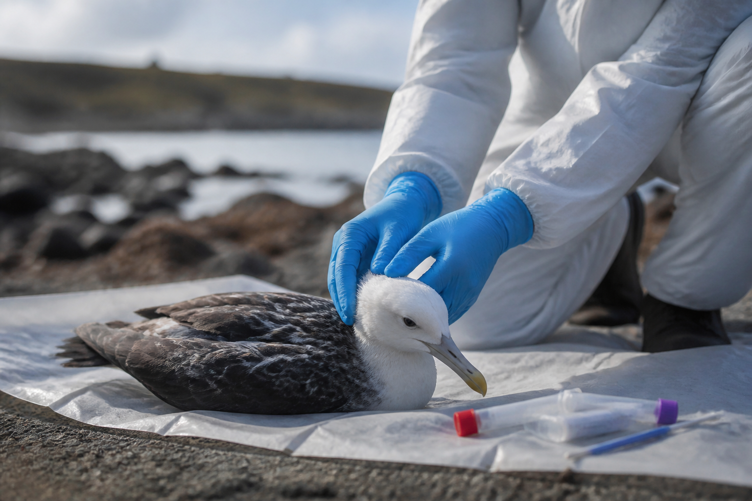 Imagem ilustrativa: Nova Zelândia detecta o primeiro caso de gripe aviária em ave marinha migratória