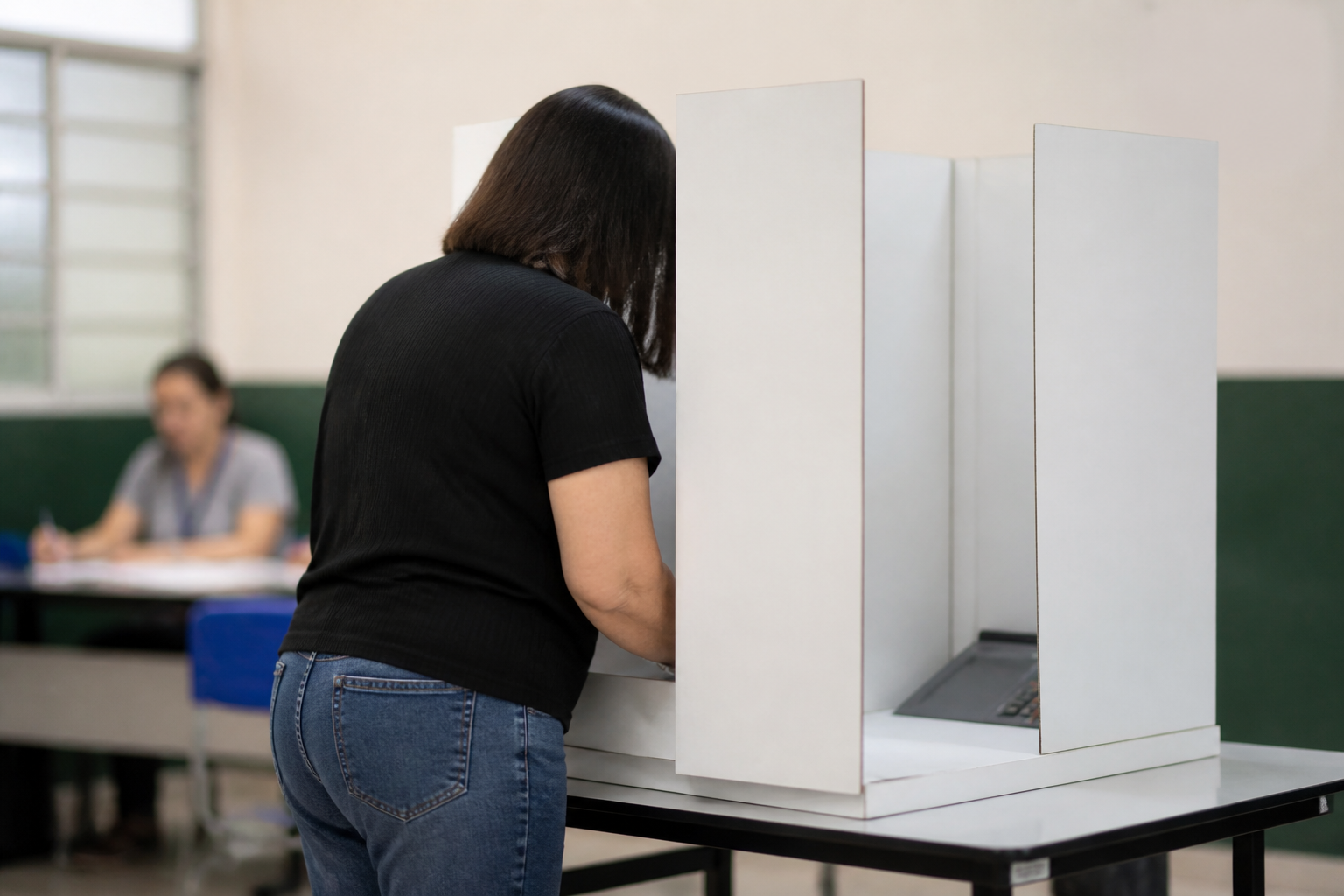 Imagem ilustrativa: O que pode e o que não pode na cabine de votação nas eleições 2026
