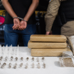 Imagem ilustrativa: Operação policial em Carandaí resulta em prisão por tráfico e apreensão de drogas no bairro Praia