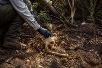 Imagem ilustrativa: Ossada humana é encontrada em zona rural de Ourilândia do Norte sul do Pará