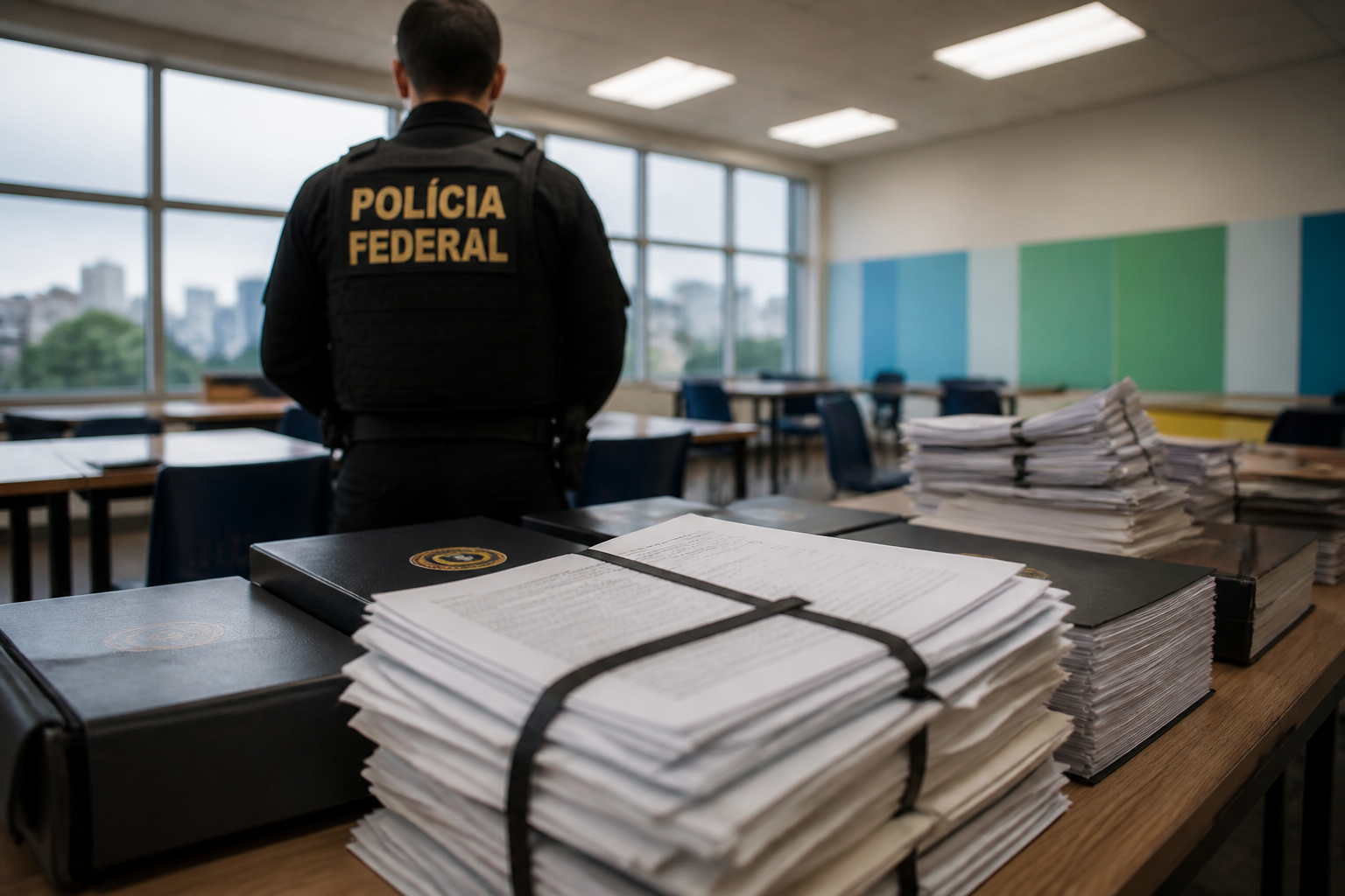 Imagem ilustrativa: Polícia federal investiga fraudes em contratos públicos da educação em Belo Horizonte