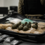 Imagem ilustrativa: Polícia militar apreende granadas e entorpecentes em mala de passageiro em Minas Gerais