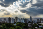 Imagem ilustrativa: Previsão do tempo para Belo Horizonte hoje sol com nuvens e risco de pancadas de chuva à tarde e à noite