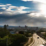 Imagem ilustrativa: Previsão do tempo para hoje em sete lagoas mg sol nuvens e chuva passageira à tarde