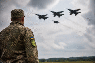 Imagem ilustrativa: Putin acusa Zelensky de terrorismo após alerta sobre espaço aéreo russo