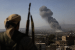 Imagem ilustrativa: Rebeldes houthis relatam mais de 40 ataques da arábia saudita em várias regiões do iêmen