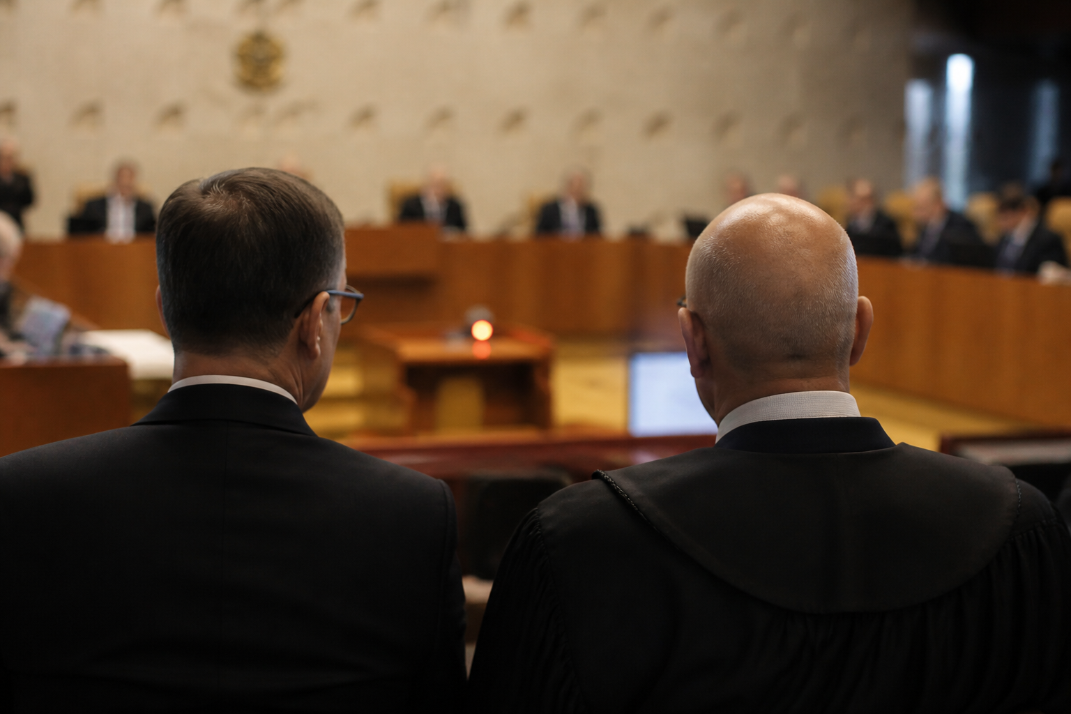 Imagem ilustrativa: Relatório da Polícia Federal e a tensão entre Moraes e Mendonça no STF entenda os fatos