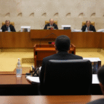 Imagem ilustrativa: Sessão do stf reflete tensão e descontração em momento decisivo do país
