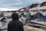Imagem ilustrativa: Temporal arranca telhado de escola e provoca estragos no bairro barreiro em belo horizonte
