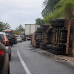 Imagem ilustrativa: Tráfego na BR-381 sofre retenção após tombamento de carreta próximo ao bairro Bom Destino