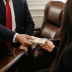 Imagem ilustrativa: Trump presenteia assistente com 45 mil dólares e chama de impressora humana