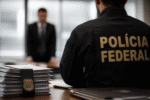 Imagem ilustrativa: Vorcaro e Moraes como funcionam os procedimentos legais em investigações da Polícia Federal envolvendo mi