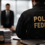 Imagem ilustrativa: Vorcaro e Moraes como funcionam os procedimentos legais em investigações da Polícia Federal envolvendo mi