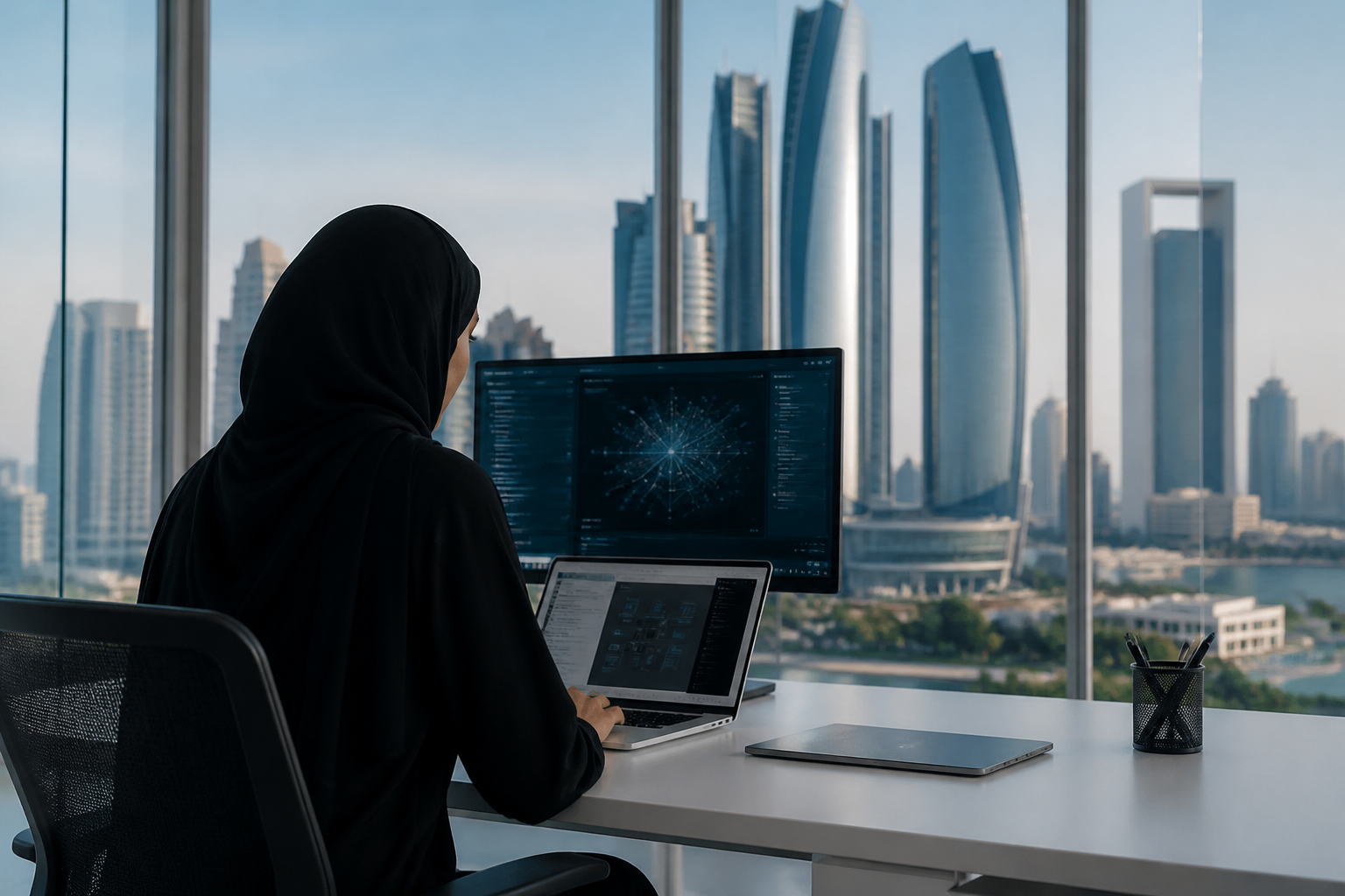 Imagem ilustrativa: Abu Dhabi expande plataforma governamental em IA com lançamento da TAMM Global