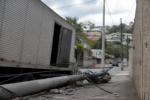Imagem ilustrativa: Caminhão-baú derruba poste e causa transtornos no bairro castelo em bh