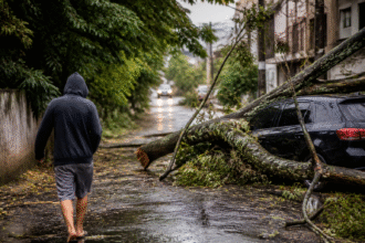 Imagem ilustrativa: Chuva forte e ventos de 100 kmh causam estragos e transtornos em Minas Gerais